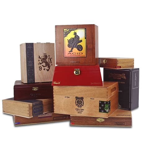 wooden cigar boxes for sale